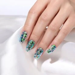 Emerald Shimmer - SPZ09 - 10ml Gel Polish -Bluesky Cosmetics SPZ09 01