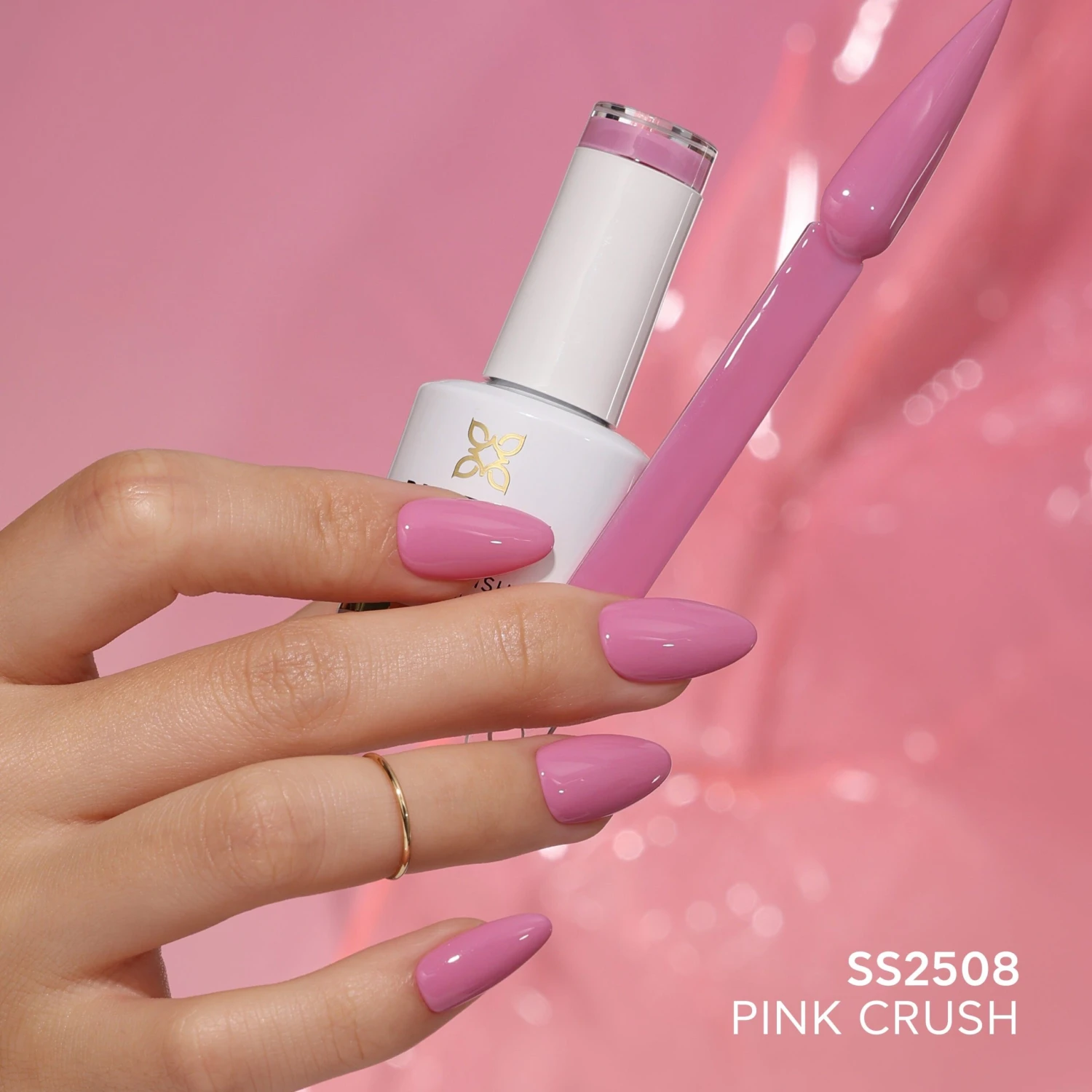 Pink Crush - SS2508 - 10ml Gel Polish 4 Pink Crush - SS2508 - 10ml Gel Polish - Image 4