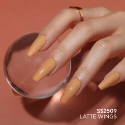 Latte Wings - SS2509 - 10ml Gel Polish -Bluesky Cosmetics SS2509 02