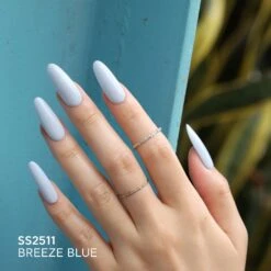 Breeze Blue - SS2511 - 10ml Gel Polish 9 Breeze Blue - SS2511 - 10ml Gel Polish -Bluesky Cosmetics SS2511 01