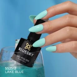 Lake Blue - SS2512 - 10ml Gel Polish -Bluesky Cosmetics SS2512 02