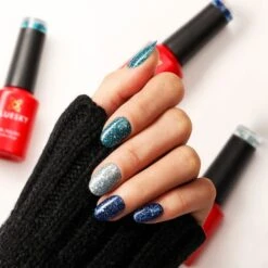 Bluesky Mini Trio Set Teal Confetti - 5ml -Bluesky Cosmetics TealConfettiTrio