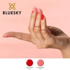 Bluesky Gel Polish - TENDER PINK - DC035 -Bluesky Cosmetics TenderPinkonnails
