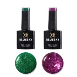 BLUESKY FESTIVE GEL POLISH DUO - ELF & SECRET SANTA