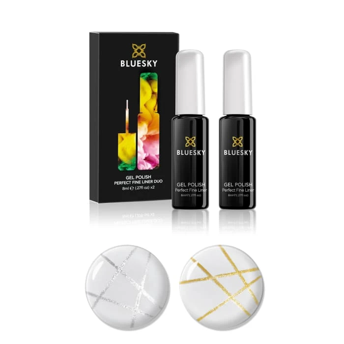 Bluesky Perfect Fine Liner Duo - Gold & Silver 1 Bluesky Perfect Fine Liner Duo - Gold & Silver