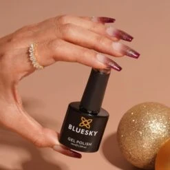Bluesky Christmas Gel Polish Duo Set - Tinsel Toast & Ruby Ritz -Bluesky Cosmetics WeChatImage 20231123090619