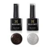 Bluesky Festive Gel Polish Duo - Nutcracker & Silver Bells -Bluesky Cosmetics XMAS2101 XMAS2103 1