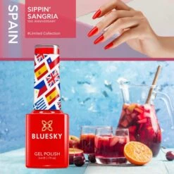 Bluesky 10 Year Anniversary - Set 1 -Bluesky Cosmetics bluesky 10 year anniversary set 1 5ml bottle bright gel polish cosmetics finger nail food 974