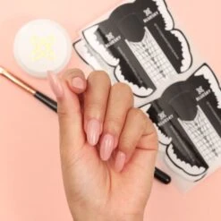 Bluesky Builder Gel Nail Extension Kit - 15ml -Bluesky Cosmetics bluesky builder gel nail extension kit dual forms brush extensions cosmetics finger 830 1