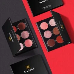 Bluesky Cosmetics Eye Shadow Palette - It's All In The Eyes 21 Bluesky Cosmetics Eye Shadow Palette - It's All In The Eyes -Bluesky Cosmetics bluesky cosmetics christmas eye shadow palette its all in the eyes auburn gift copper deep pink beauty 186