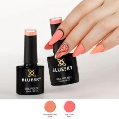 Bluesky Gel Polish Set - Anniversary Set 11 -Bluesky Cosmetics bluesky gel polish anniversary set 11 bright coral nails orange blueskycosmetics cosmetics nail 152