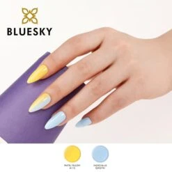 Bluesky Gel Polish Set - Anniversary Set 7 -Bluesky Cosmetics bluesky gel polish anniversary set 7 blue pale yellow pastel blueskycosmetics cosmetics nail care 660