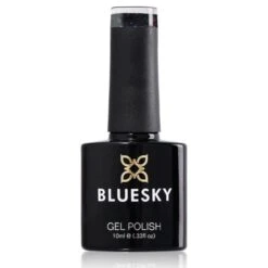 Bluesky Gel Polish - BLACK WITH RAINBOW - LT123 -Bluesky Cosmetics bluesky gel polish black with rainbow lt123 dark glitter solid cosmetics nail 878