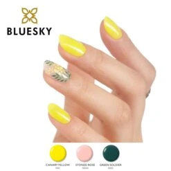 Bluesky Gel Polish - CANARY YELLOW - NEON03 -Bluesky Cosmetics bluesky gel polish canary yellow neon03 bright neon solid summer cosmetics nail 656
