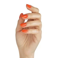 Bluesky Gel Polish - ELECTRIC ORANGE - 80577 14 Bluesky Gel Polish - ELECTRIC ORANGE - 80577 -Bluesky Cosmetics bluesky gel polish electric orange 80577 bright light neon solid cosmetics finger nail 892