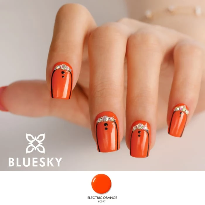 Bluesky Gel Polish - ELECTRIC ORANGE - 80577 8 Bluesky Gel Polish - ELECTRIC ORANGE - 80577 - Image 8