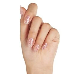 Bluesky Gel Polish - FLIRT - SP16 -Bluesky Cosmetics bluesky gel polish flirt sp16 alabaster fine glitter pale transparent white cosmetics nail finger manicure 829