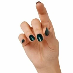 Bluesky Gel Polish - FOREST GREEN - 80574 -Bluesky Cosmetics bluesky gel polish forest green 80574 dark fine glitter pine solid cosmetics nail finger manicure 543