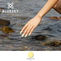 Bluesky Gel Polish Mini - LEMON YELLOW - CS12 -Bluesky Cosmetics bluesky gel polish lemon yellow cs12 light pale pastel solid cosmetics water ball summer 542 435d903c 8778 423d a214 aac35eddd17e