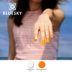 Bluesky Gel Polish Mini - ORANGE SORBET - NEON04 16 Bluesky Gel Polish Mini - ORANGE SORBET - NEON04 -Bluesky Cosmetics bluesky gel polish orange sorbet neon04 available at the bullring carrot light neon cosmetics skin finger 353 7a93306c b0f9 440c a667 e28ccc5beb5a