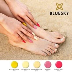 Bluesky Gel Polish - ROSEBUD - 80511 -Bluesky Cosmetics bluesky gel polish rosebud 80511 available at the bullring light pink rose solid cosmetics toe foot nail 271