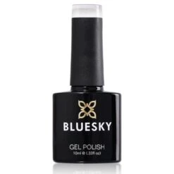 Bluesky Gel Polish - SILVER CHROME - 80532 -Bluesky Cosmetics bluesky gel polish silver chrome 80532 fine glitter grey light solid cosmetics nail 419