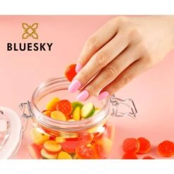 Bluesky Gel Polish Duo "Baby Baby" - Strawberry Cream & Blueberry Dream -Bluesky Cosmetics bluesky gel polish strawberry cream pn01 blush km969 pale pastel pink cosmetics 430 71acdfce f9dc 475c bbe6 92497fc3d3f6