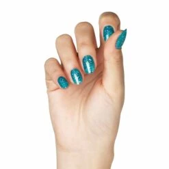 Bluesky Gel Polish - TEAL BLUE GREEN - BLZ10 10 Bluesky Gel Polish - TEAL BLUE GREEN - BLZ10 -Bluesky Cosmetics bluesky gel polish teal blue green blz10 chunky glitter dark solid cosmetics nail finger turquoise 582