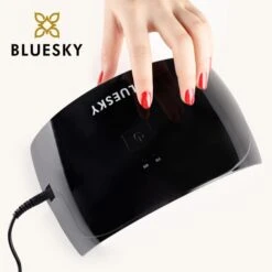 Bluesky Professional LED & UV Nail Lamp - 24W -Bluesky Cosmetics bluesky leduv nail lamp 24w available at the bullring tools blueskycosmetics cosmetics finger device 181