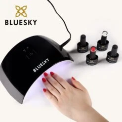 Bluesky Professional LED & UV Nail Lamp - 24W -Bluesky Cosmetics bluesky leduv nail lamp 24w available at the bullring tools blueskycosmetics cosmetics finger polish 759