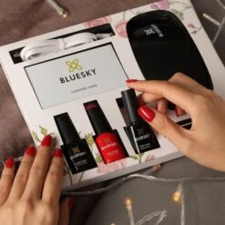 Bluesky Mini Starter Kit 25 Bluesky Mini Starter Kit -Bluesky Cosmetics bluesky mini starter kit christmas festive gift glitter home manicure gel paint cosmetics red nail beauty 567