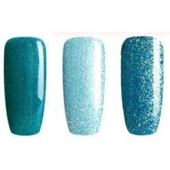 Bluesky Mini Trio Set Crystal Teals - 5ml 15 Bluesky Mini Trio Set Crystal Teals - 5ml -Bluesky Cosmetics bluesky mini trio set crystal teals 5ml blue bright glitter light gel polish cosmetics green turquoise 552
