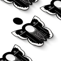 Bluesky Nail Form Stickers -Bluesky Cosmetics bluesky nail form stickers builder gel extensions forms gum cosmetics black white monochrome 189