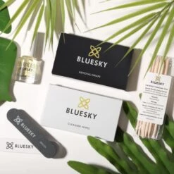 Bluesky Remove & Revive Gel Nail Polish Remover Kit 11 Bluesky Remove & Revive Gel Nail Polish Remover Kit -Bluesky Cosmetics bluesky remove revive gel nail polish remover kit acetone buffer cleanser wipes cuticle oil cosmetics beauty botany plant 727