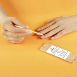 Bluesky Wooden Cuticle Sticks - 50/100 13 Bluesky Wooden Cuticle Sticks - 50/100 -Bluesky Cosmetics bluesky wooden cuticle sticks 50100 pusher stick gum gel manicure tools cosmetics skin yellow finger 566