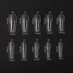 Bluesky Soft Gel Tips - Coffin -Bluesky Cosmetics coffintips f2c498f7 d438 4e65 b44d 9314c85beaea