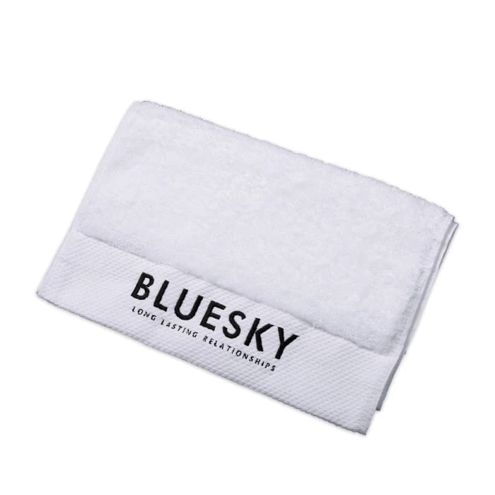 Bluesky Hand Towel - White 1 Bluesky Hand Towel - White