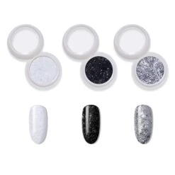 Bluesky Nail Art Foil Trio - Silver, Black, White